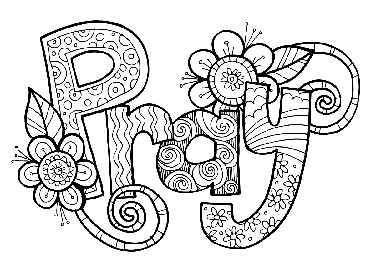 Free Printable Pray Coloring Pages Prayer Day Coloring Pages 
