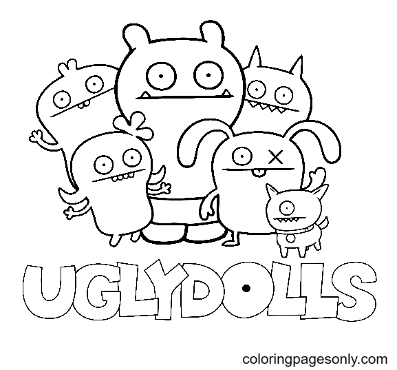 Free Uglydolls Sheets Coloring Pages
