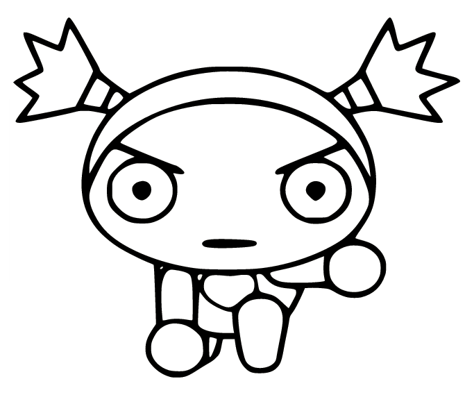 Garu from Pucca Coloring Pages - Pucca Coloring Pages - Coloring Pages