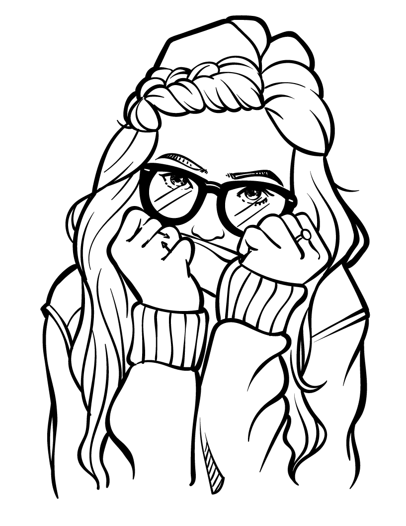 Girly Coloring Pages Free Printable Coloring Pages