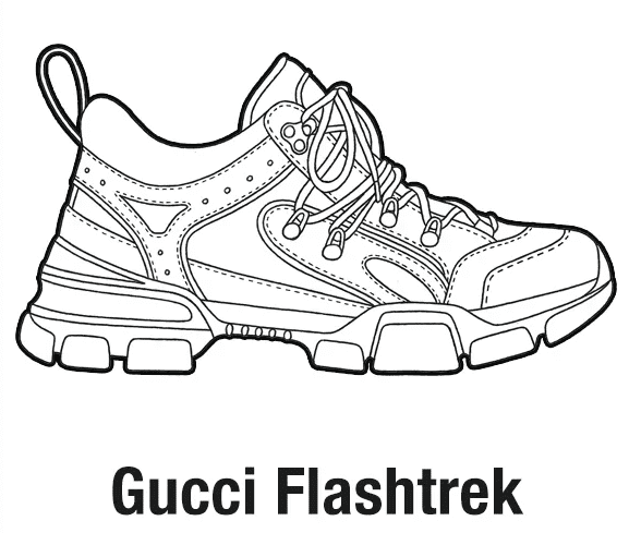 Zapatilla Gucci Flashtrek de Gucci