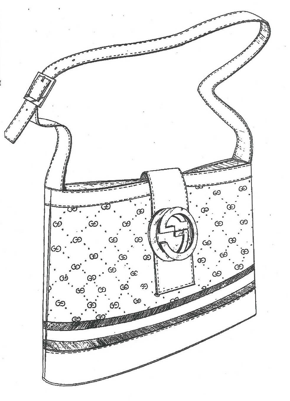 Gucci Handbag Coloring Page