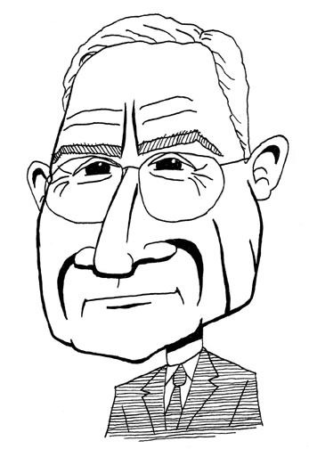 Harry S. Truman Cartoon Coloring Page
