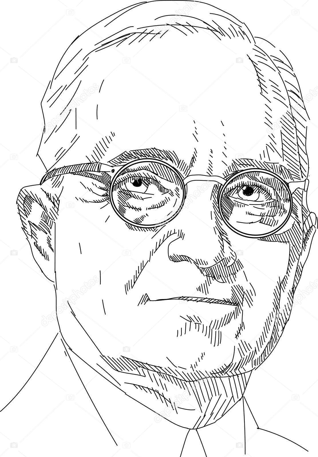 Harry Truman President Coloring Page
