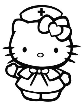 《护士》中的 Hello Kitty 护士