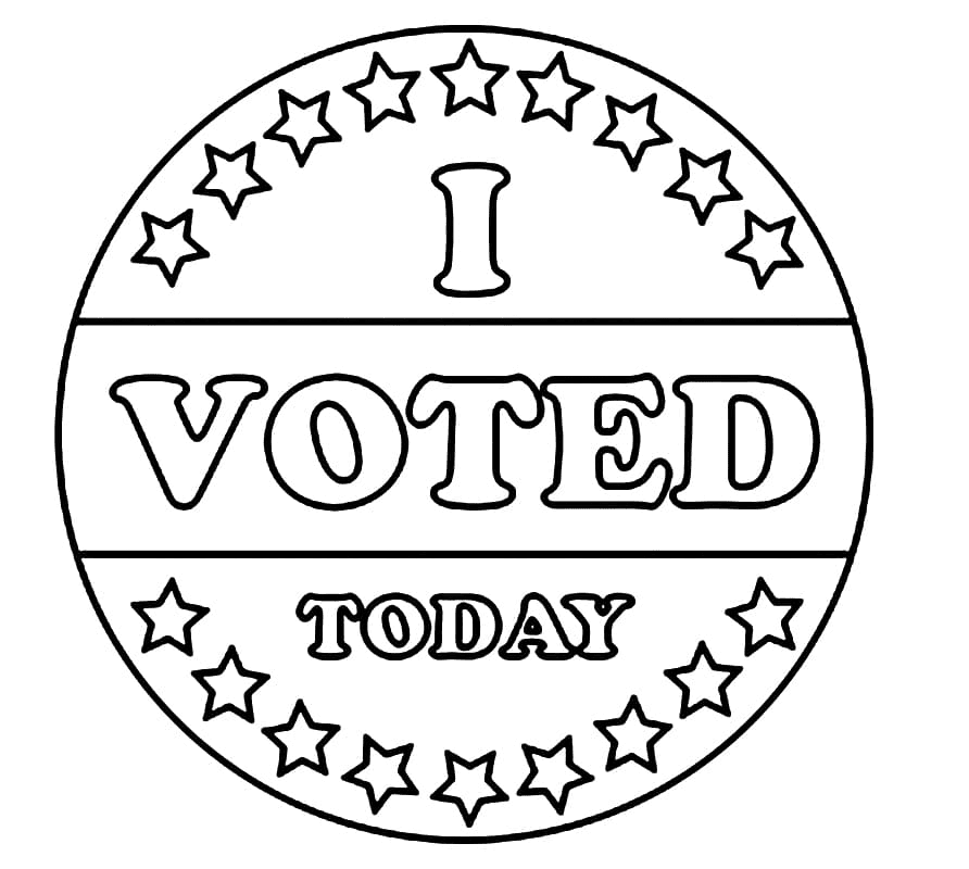 Votei hoje no dia da eleição