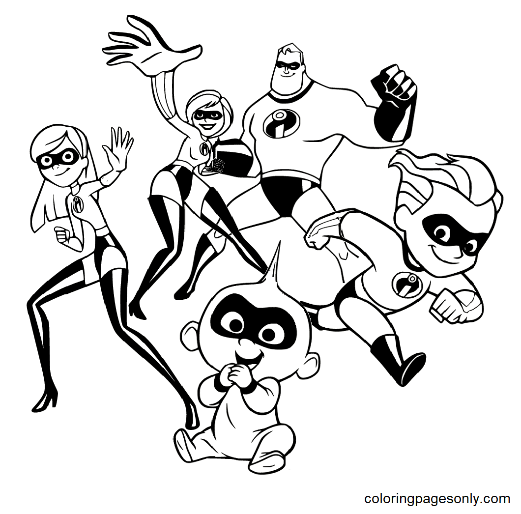 900 Coloring Pages Incredibles Latest HD - Coloring Pages Printable