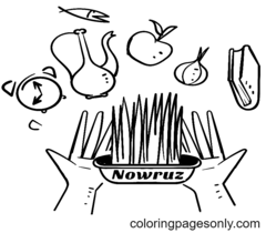 Dibujos para colorear del Día Internacional del Nowruz