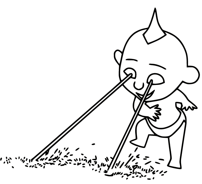 Jack Jack Has Incredible Power Coloring Page