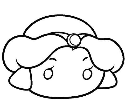Jasmine Tsum Tsum Coloring Pages