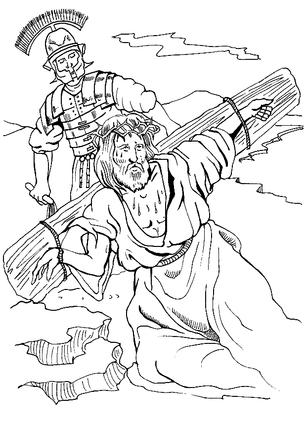 Jesus Good Friday Coloring Pages