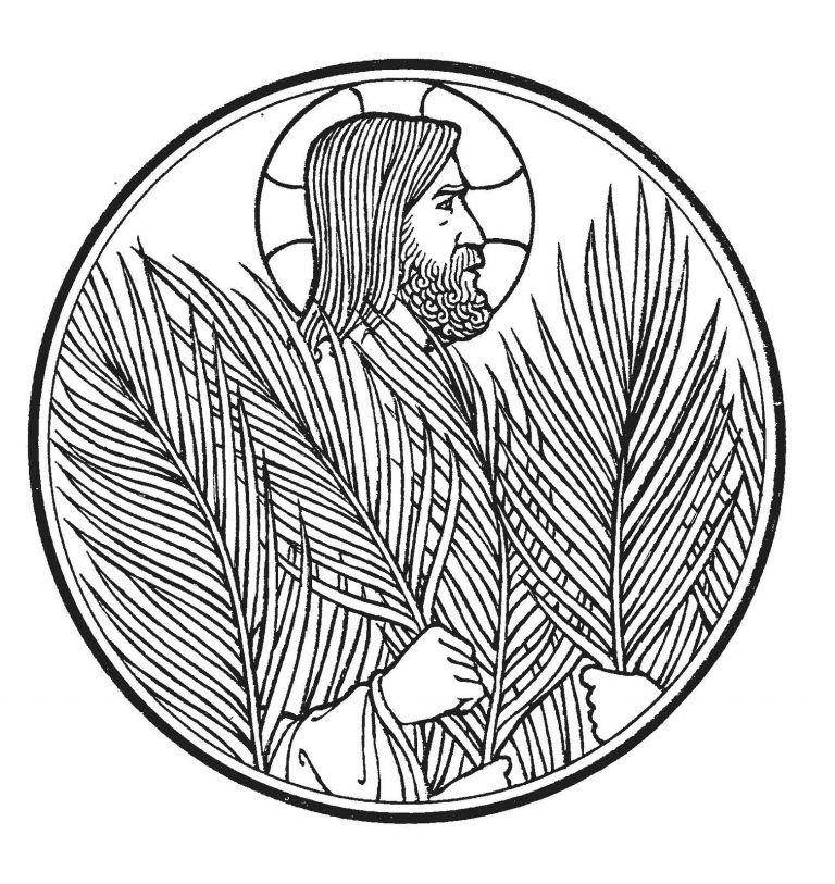 Jesus – Palm Sunday Coloring Page