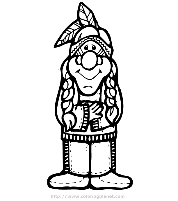 Kachina Doll Native American Cultures Coloring Page