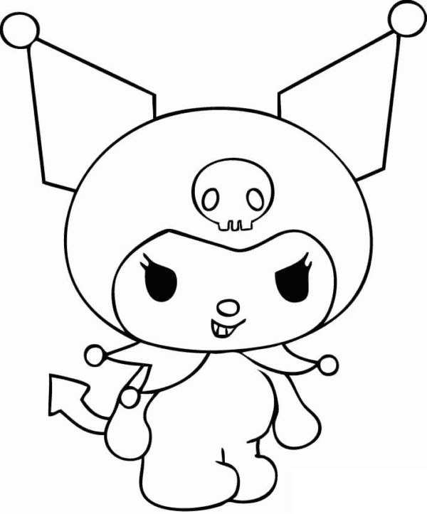31 Hello Kitty Kuromi Coloring Pages MustakimManni
