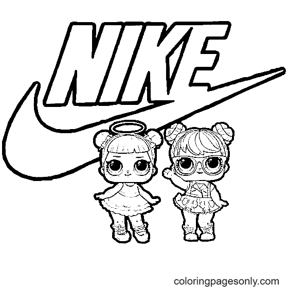 Boneca Lol Surprise com logotipo Nike da Nike