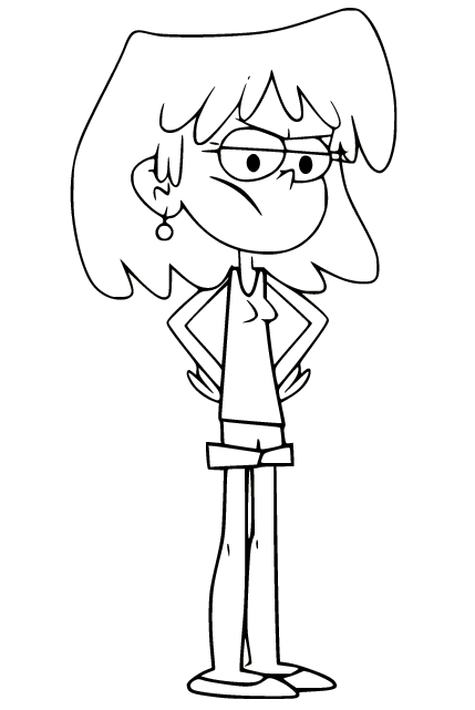 Lori from the Loud House Coloring Pages