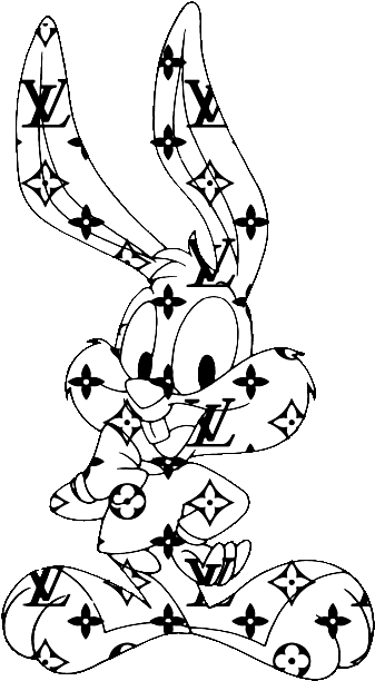 Louis Vuitton Bugs Bunny uit Lv