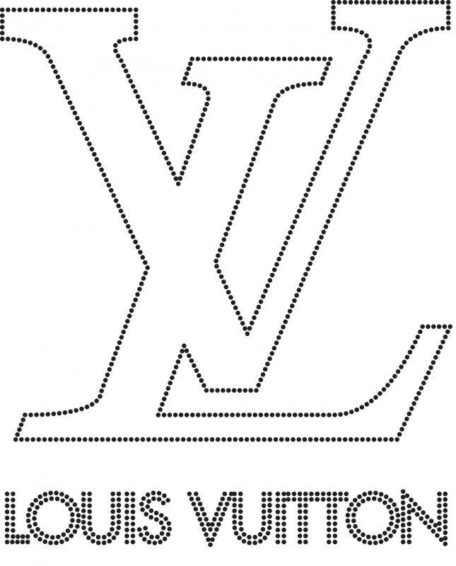 autocollant sticker Louis Vuitton coulant