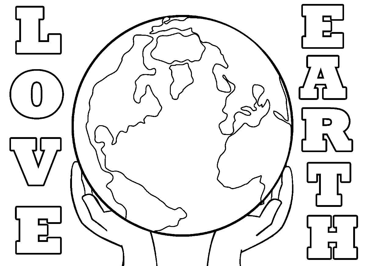 Love Earth Day Coloring Pages