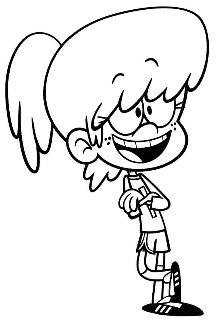Lynn Loud House Coloring Pages