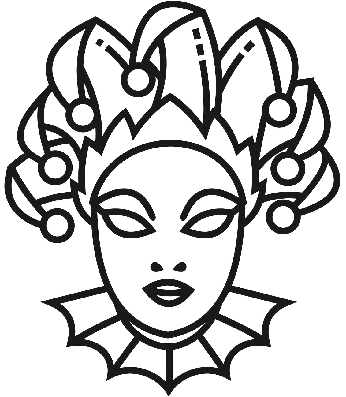Mardi Gras Free Coloring Pages