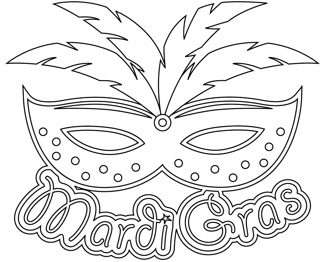Maschera del Mardi Gras Libera dal Mardi Gras