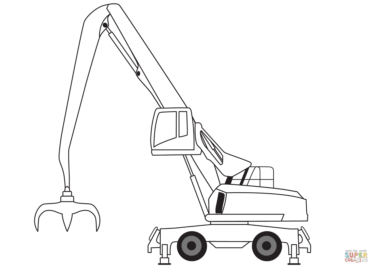 Material Handler Coloring Pages