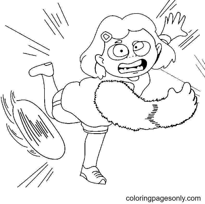 Meilin Lee Angry Coloring Page