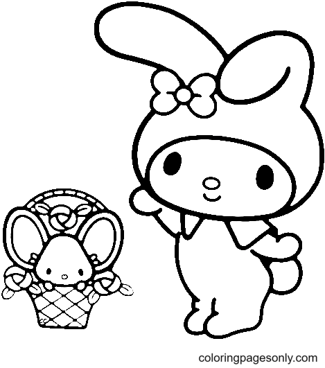 Melody and Flat Coloring Page
