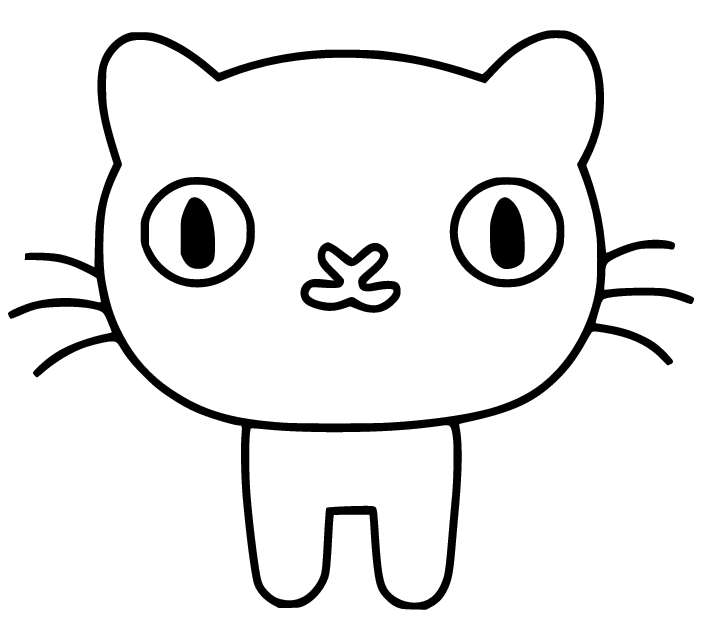 Mio Cat from Pucca Coloring Page