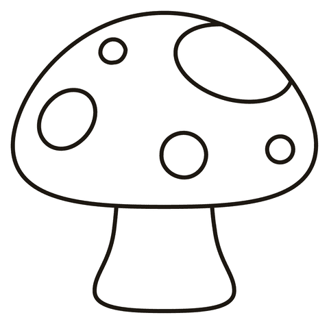 Folhas de cogumelos de cogumelo