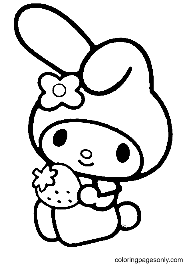46 Printable My Melody And Kuromi Coloring Pages RuyaEloghosa