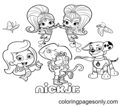 Coloriages Nick Jr