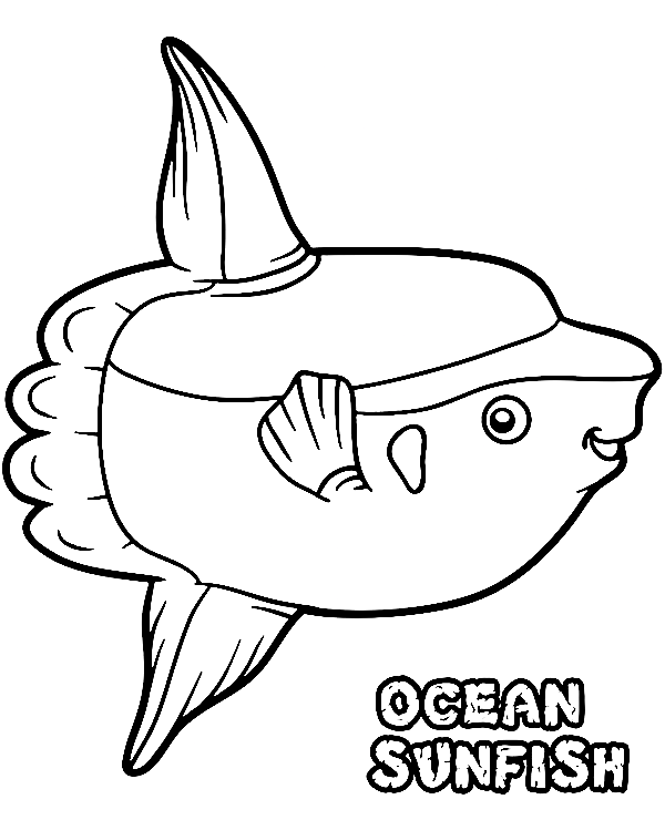Poisson-lune de l'océan de Sunfish