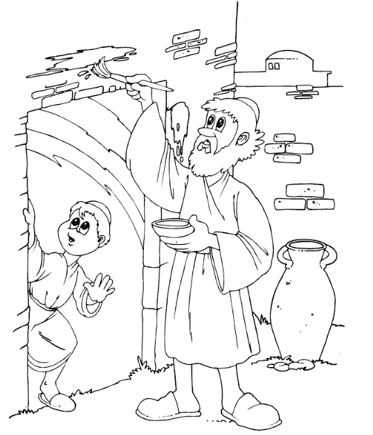 Passover to Print Coloring Page