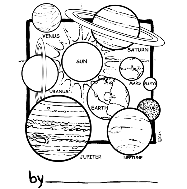 Planets Solar System Printable Coloring Pages