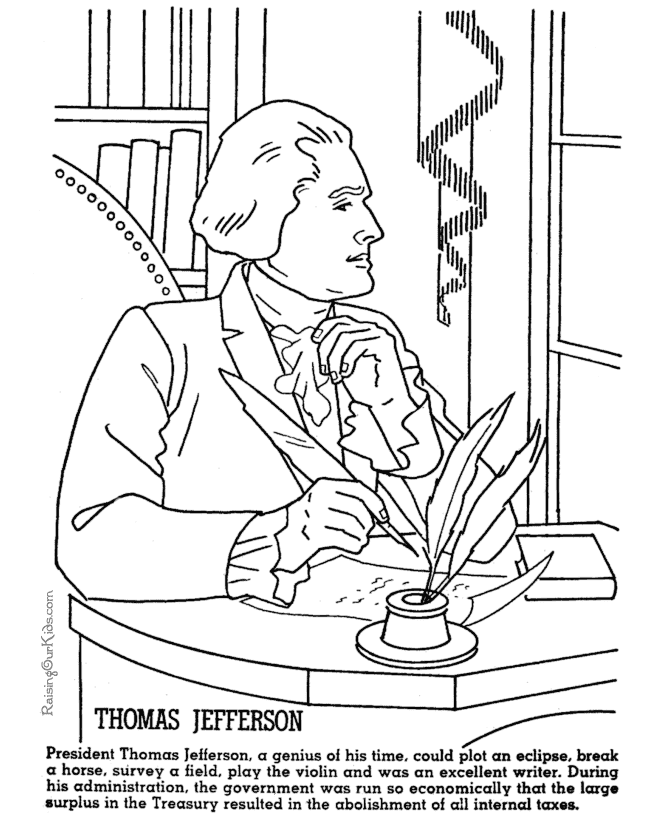 الرئيس توماس جيفرسون تحرر من توماس جيفرسون