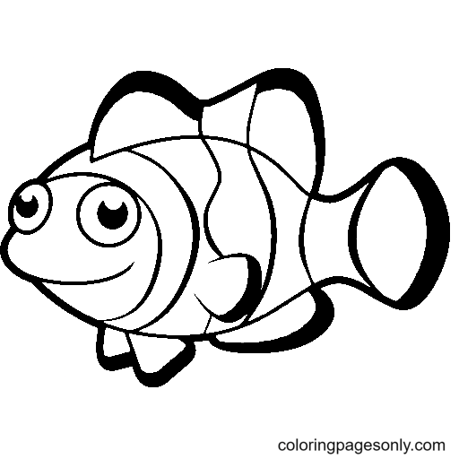 Распечатанная рыба-клоун из Clownfish