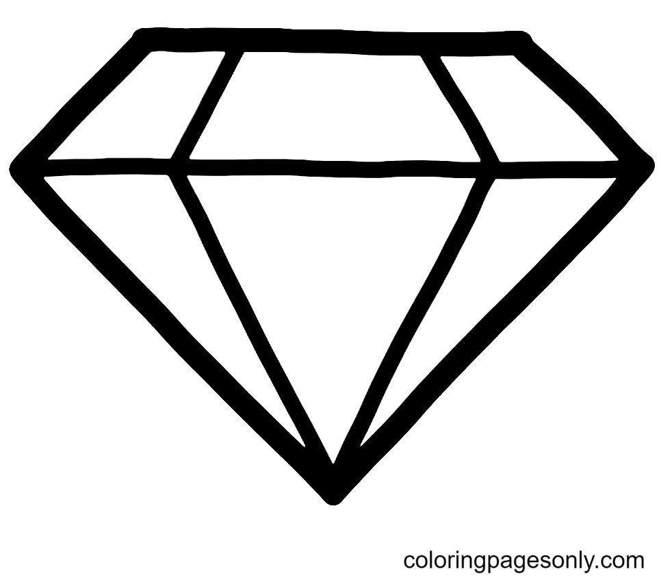 Afdrukbare diamantvellen van Diamond