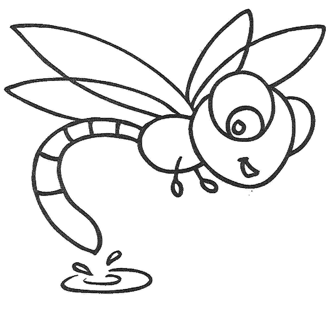 Распечатка Стрекоза для детей из Dragonfly