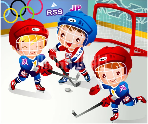 Dibujos de Hockey para colorear