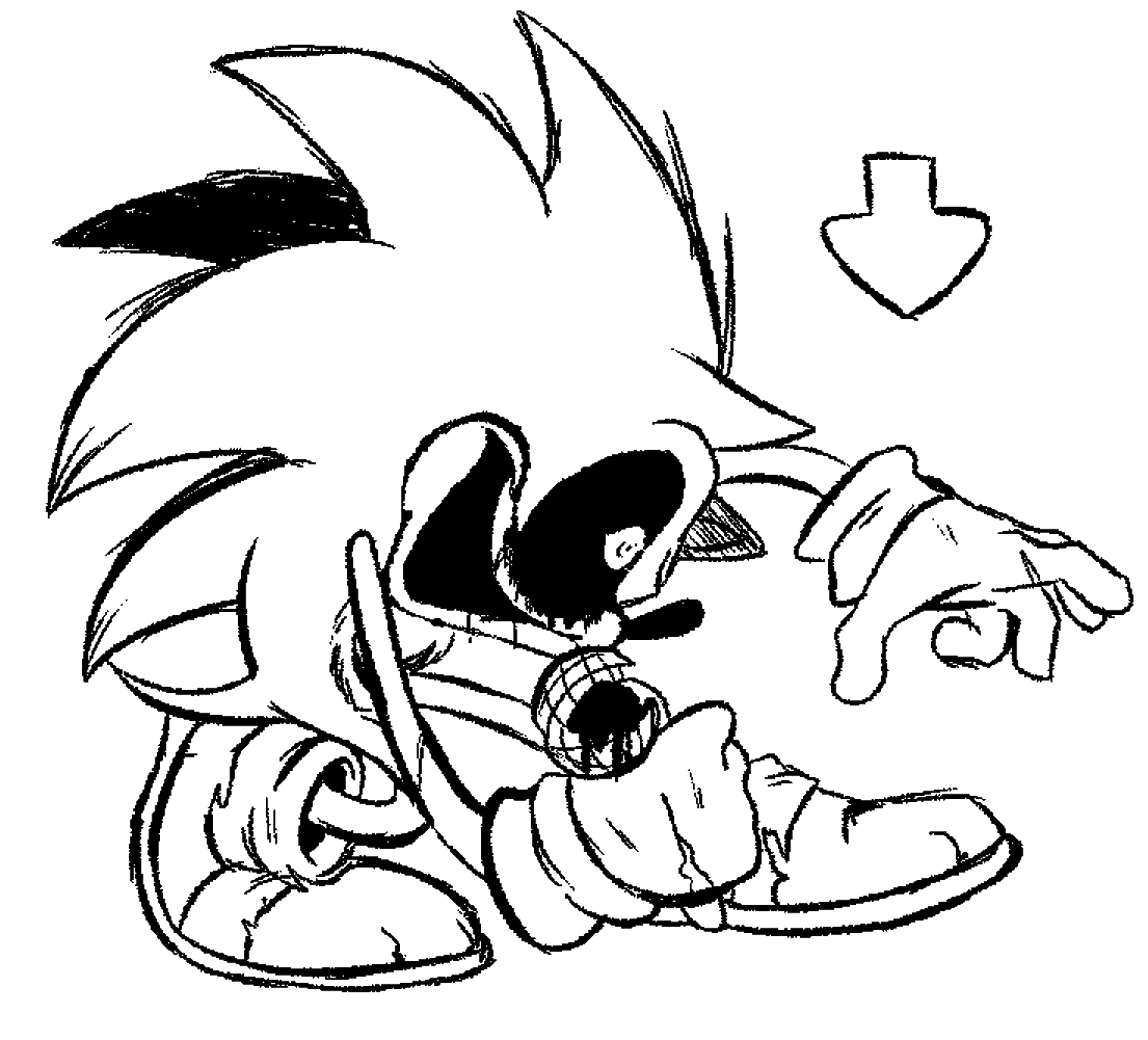 Sonic Exe para Colorir : 20 desenhos para imprimir