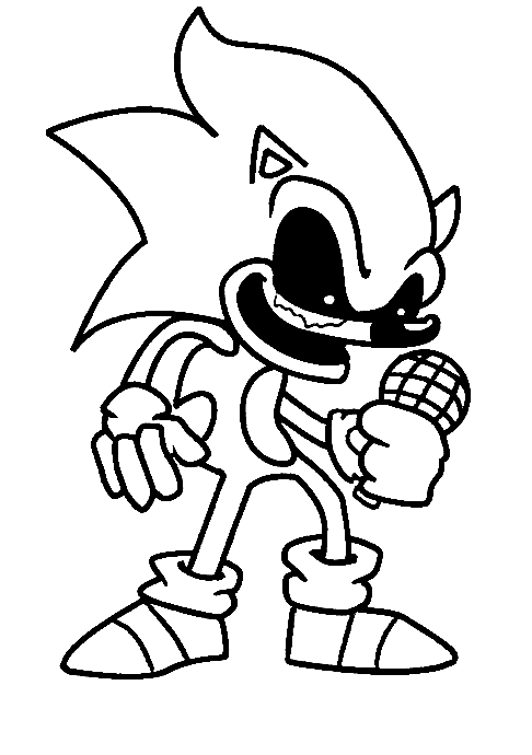 Páginas para colorir grátis do Sonic Exe para impressão - Páginas para  colorir grátis para impressão