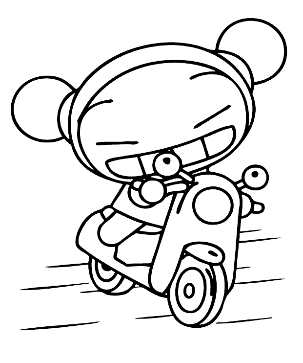 بوكا يقود دراجة نارية من بوكا
