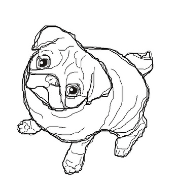 Pug Free Coloring Pages