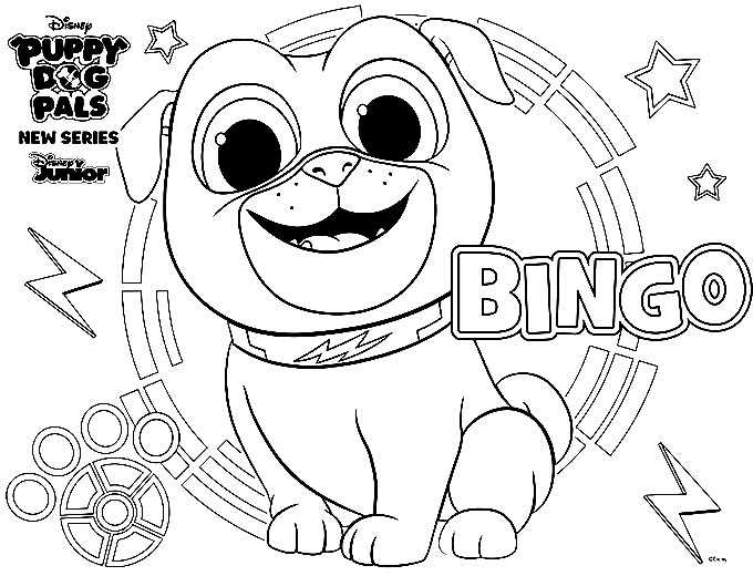 Bingo Puppy Dog Pals de Puppy Dog Pals