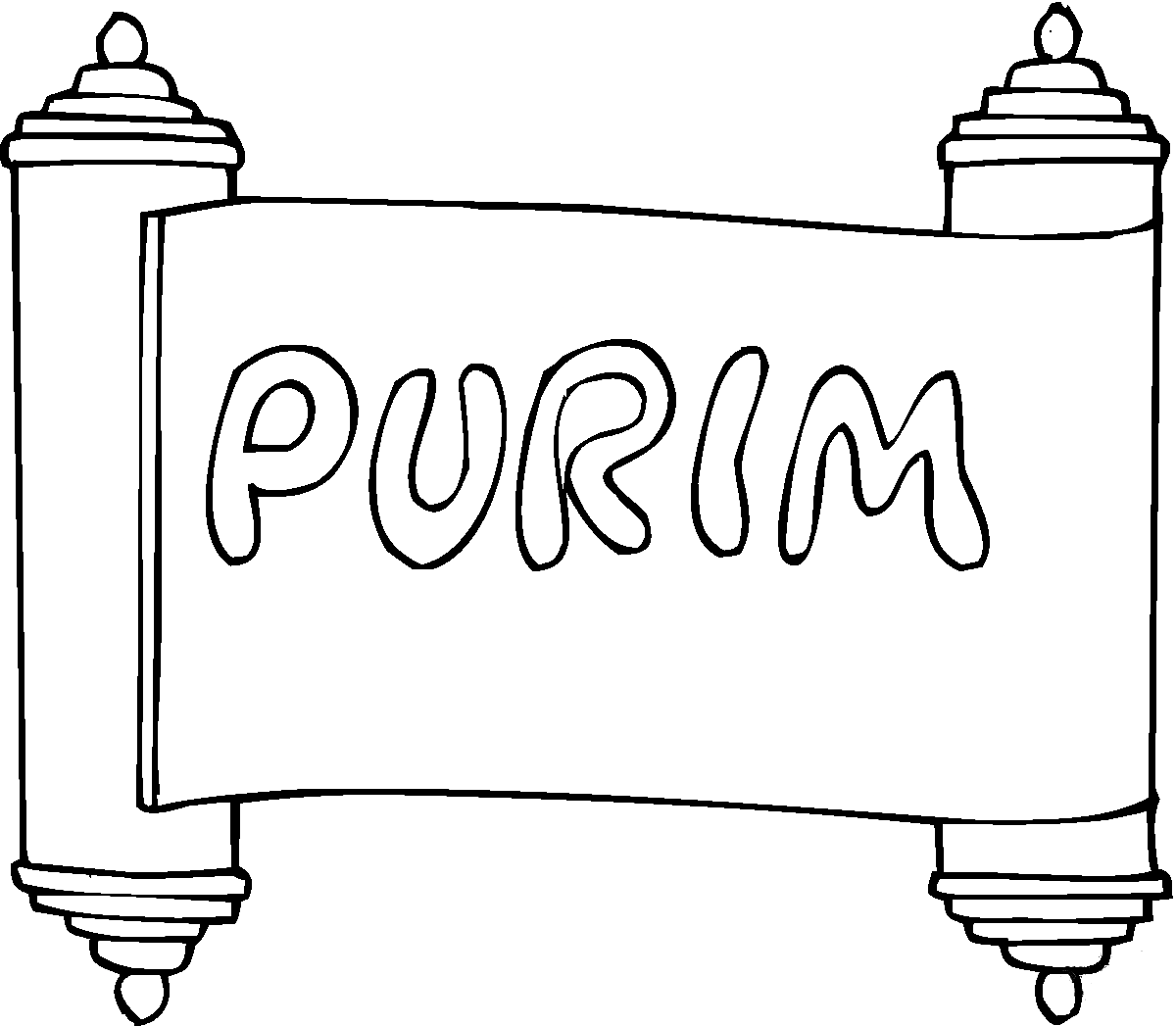 Purim Malvorlagen