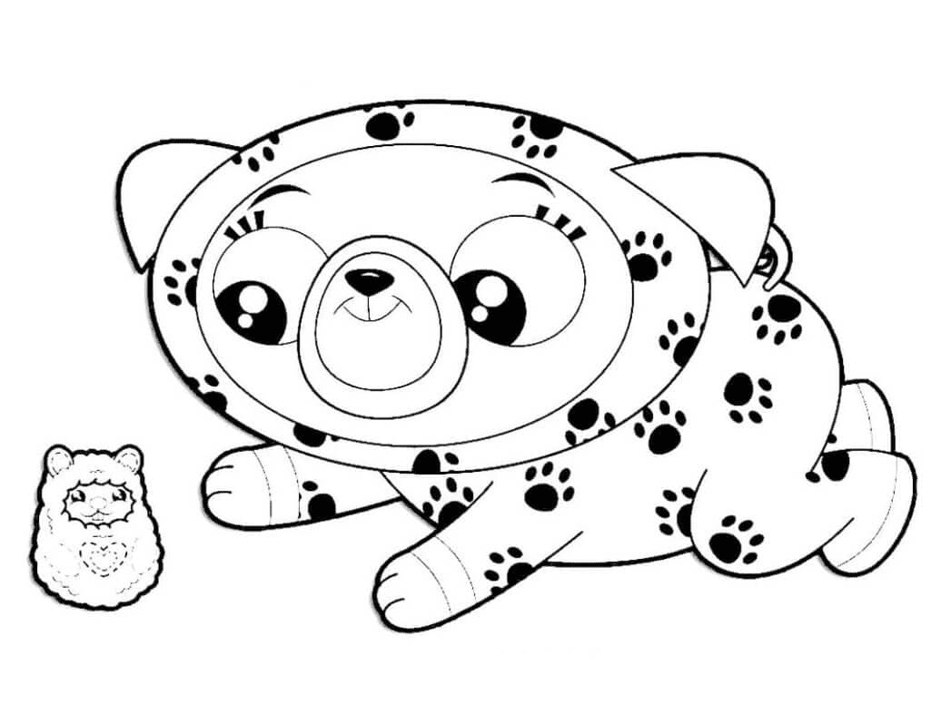 Pyjamas Chip and Potato Coloring Pages