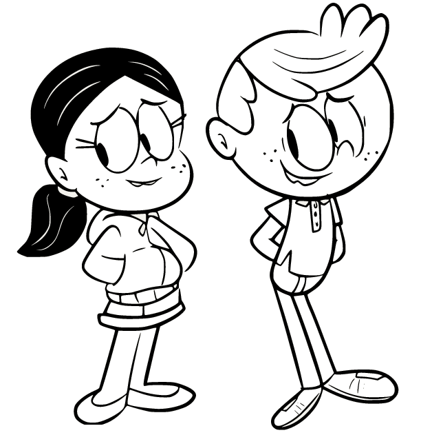 Ronnie Anne and Lincoln from The Loud House