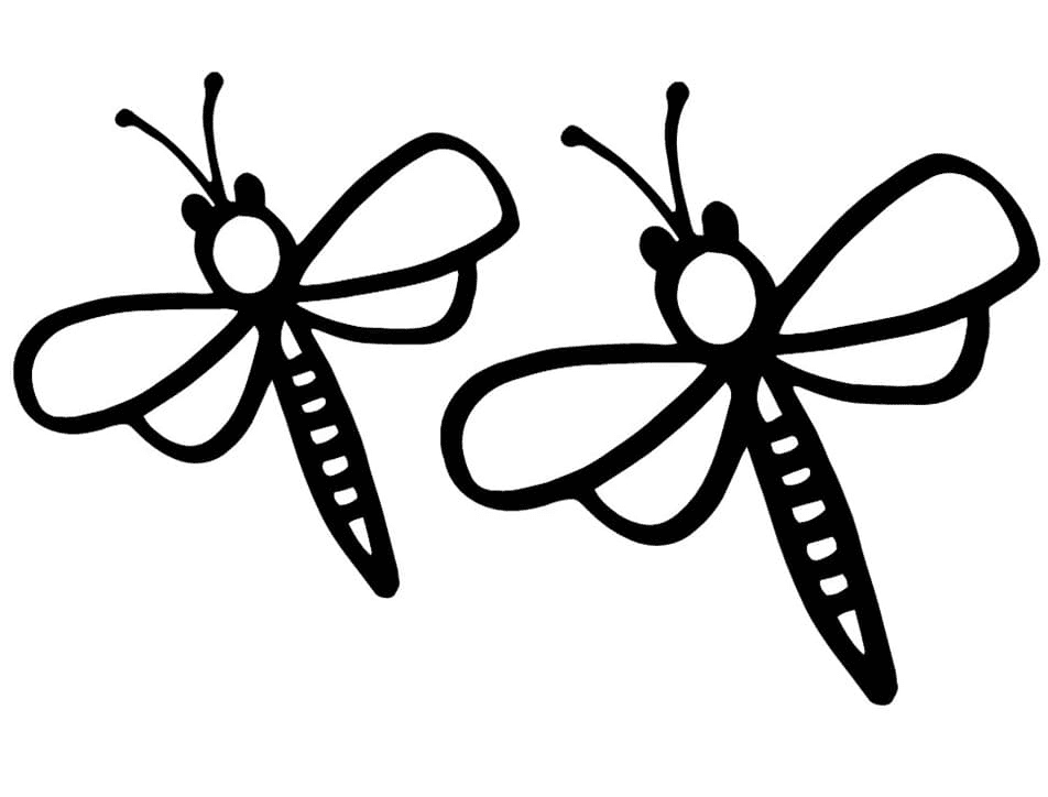 Libellules simples de Dragonfly